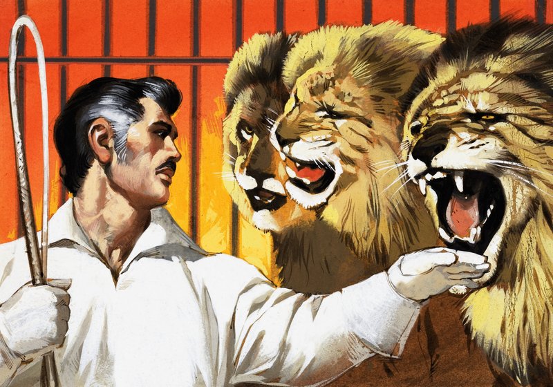 Lion Tamer by English School