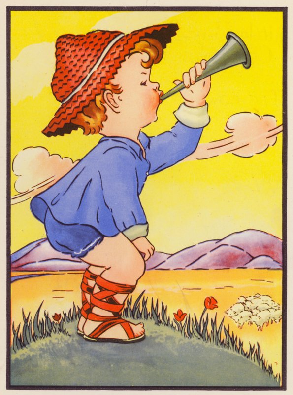 Little Boy Blue, come blow your horn by English School