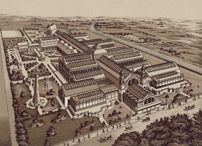 Liverpool: Shipperies Exhibition 1886 by English School
