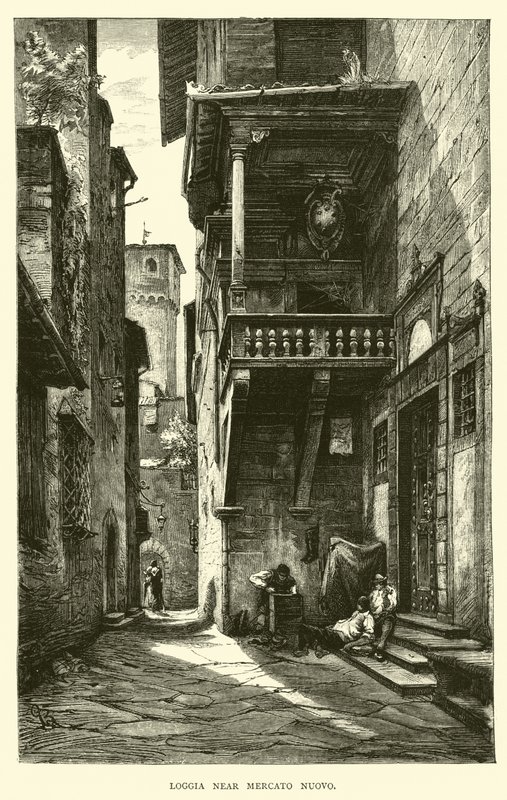 Loggia near Mercato Nuovo by English School