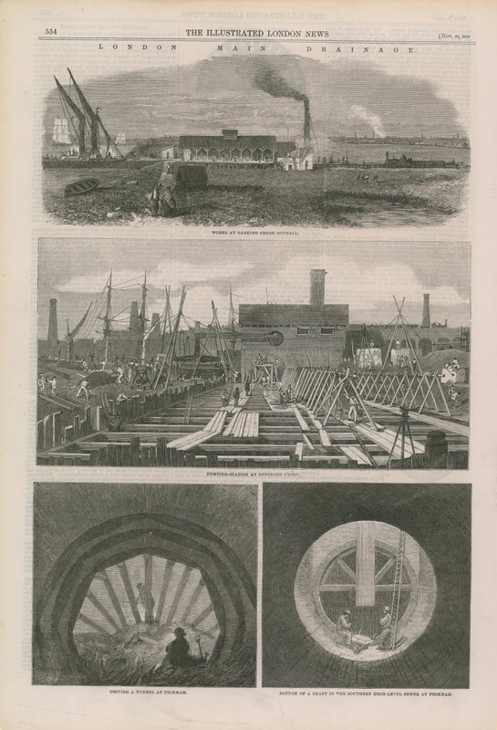 London Main Drainage by English School