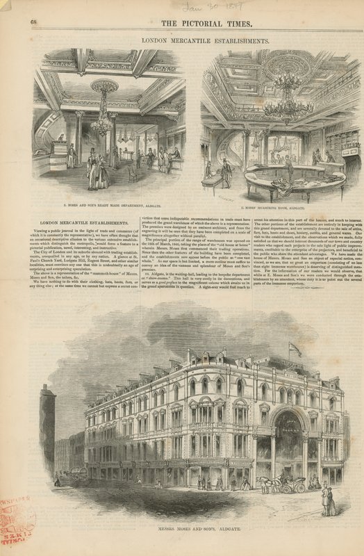 London Mercantile Establishments by English School