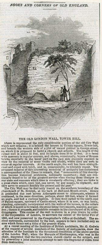 London Wall - Tower Hill by English School