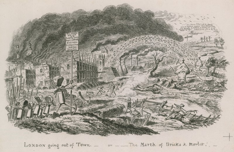 London Going Out of Town, or, the March of Bricks and Mortar by English School