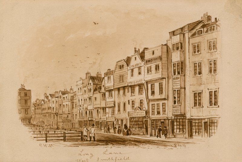 Long Lane, West Smithfield, 1840 by English School