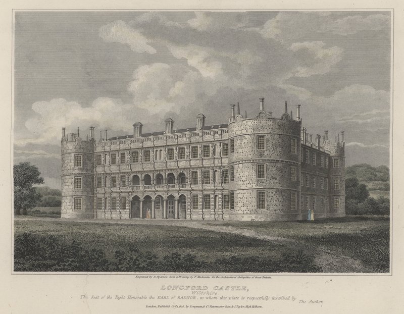 Longford Castle, Wiltshire, Seat of the Earl of Radnor by English School