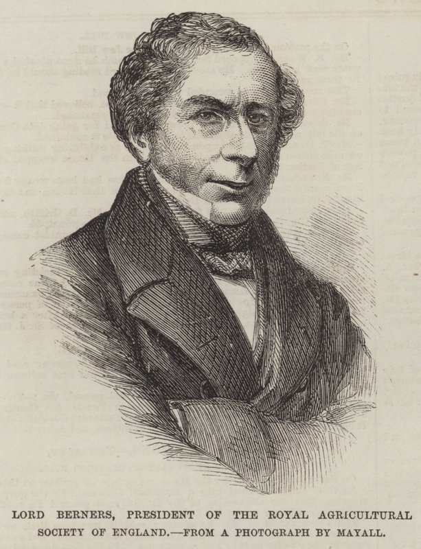 Lord Berners, President of the Royal Agricultural Society of England by English School