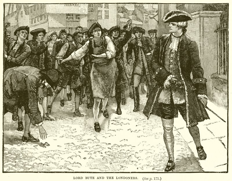 Lord Bute and the Londoners by English School