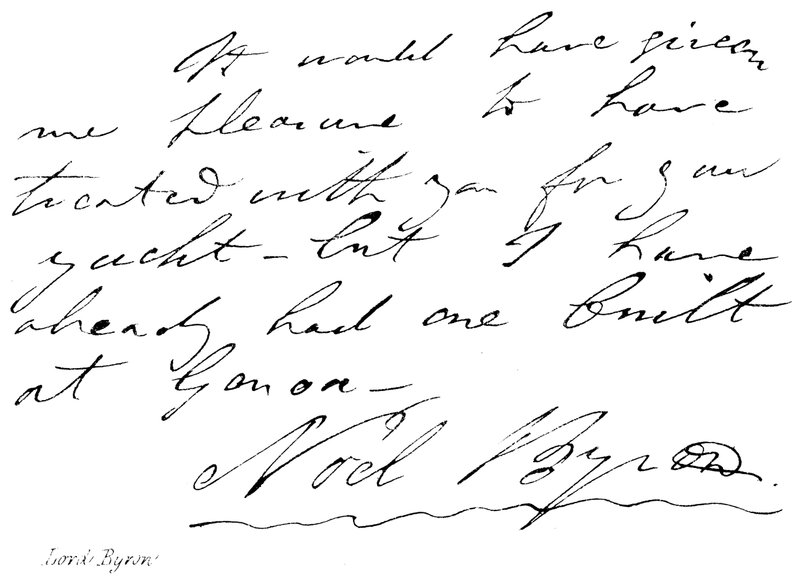 Lord Byron by English School
