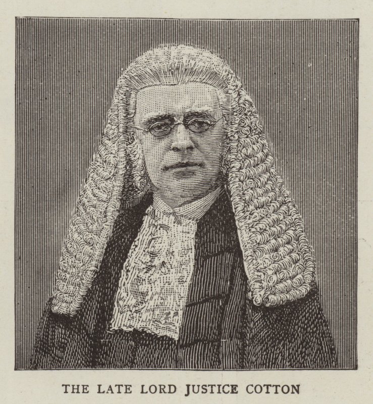 Lord Justice Cotton by English School