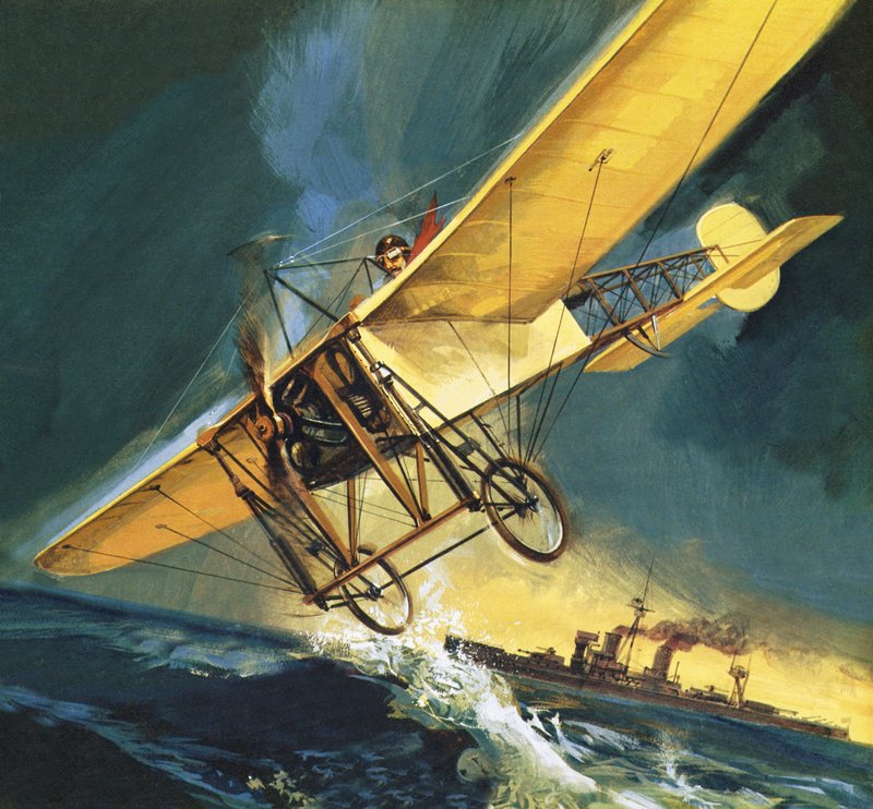 Louis Bleriot, aviation pioneer by English School