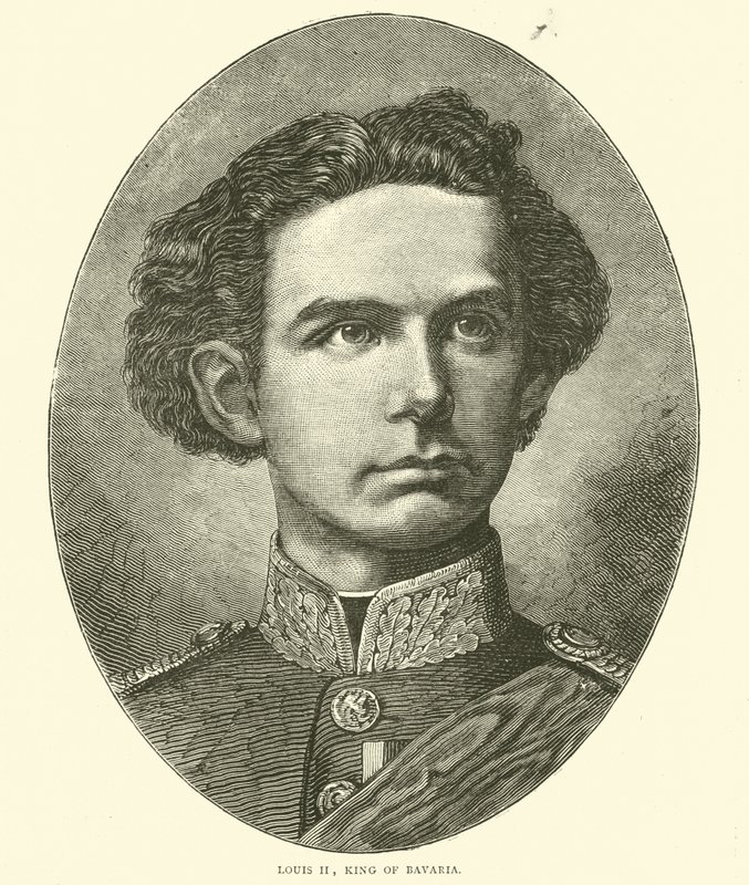 Louis II, King of Bavaria, October 1870 by English School