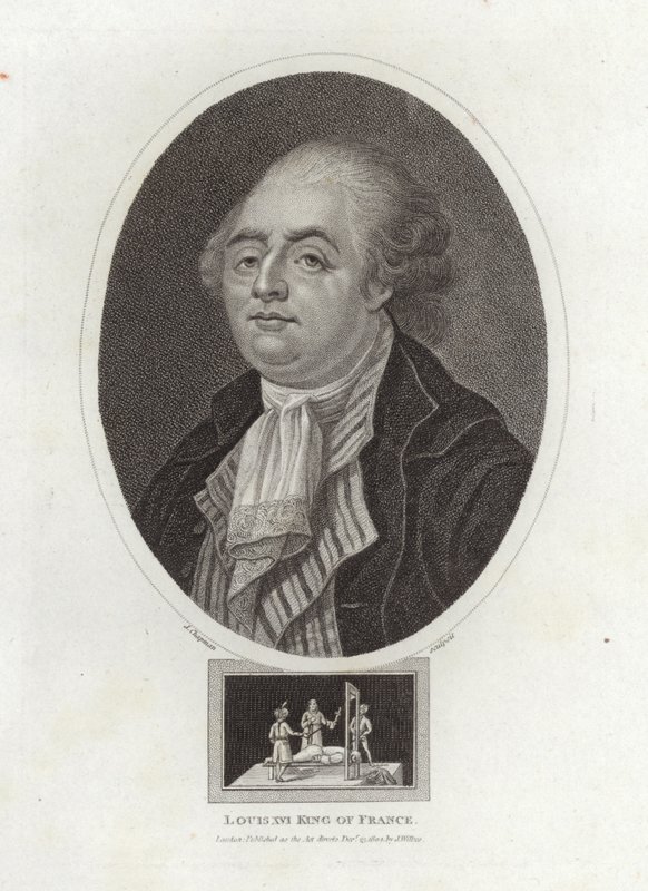 Louis XVI King of France by English School