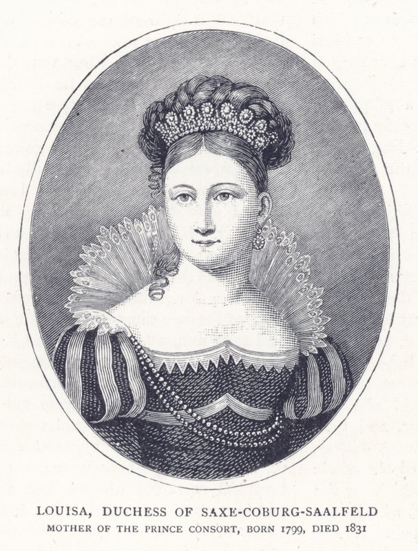 Louisa, Duchess of Saxe-Coburg-Saalfeld by English School