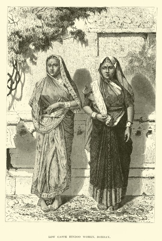 Low Caste Hindoo Women, Bombay by English School