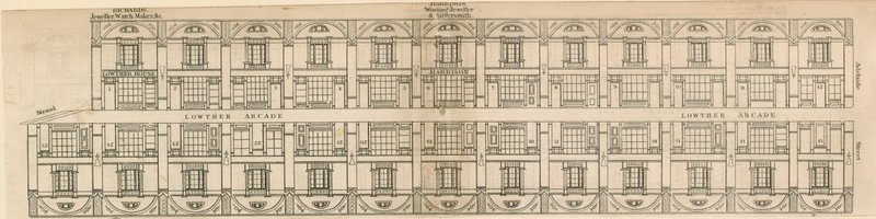 Lowther Arcade, Strand, London by English School