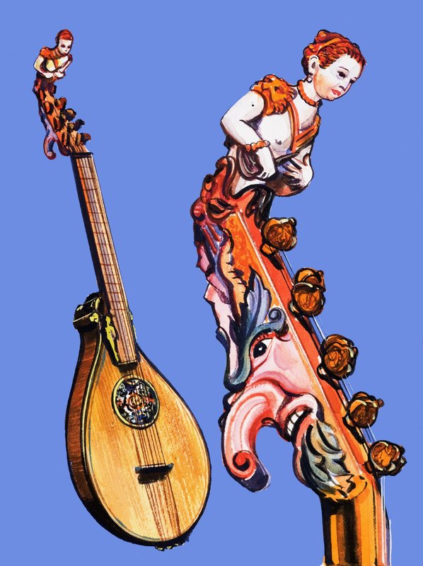 Lute by English School