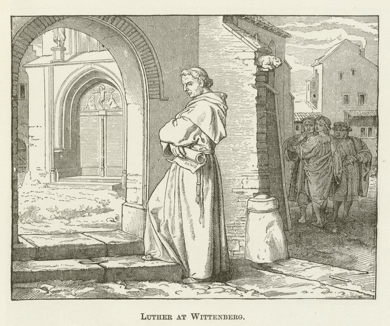 Luther at Wittenberg by English School