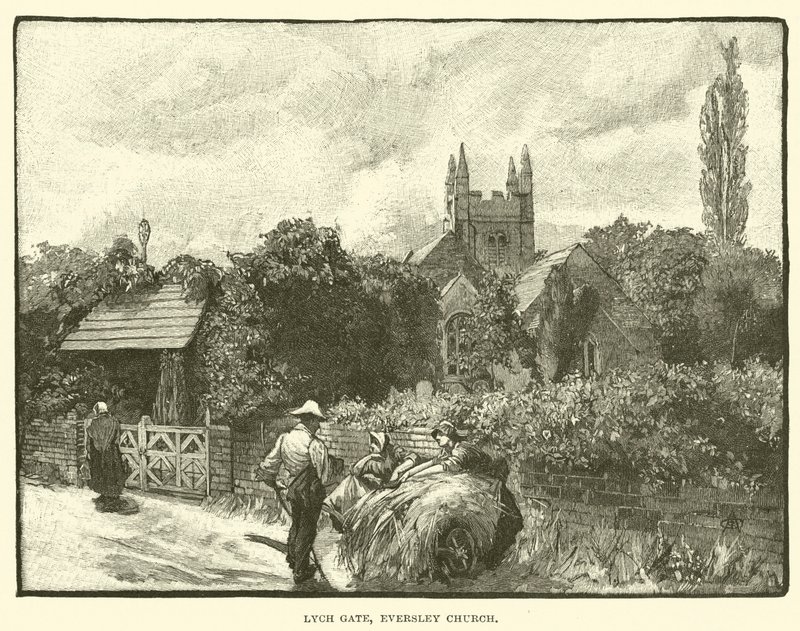 Lych Gate, Eversley Church by English School