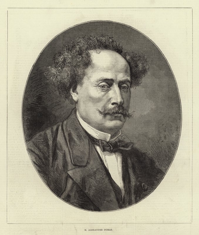 M Alexandre Dumas by English School