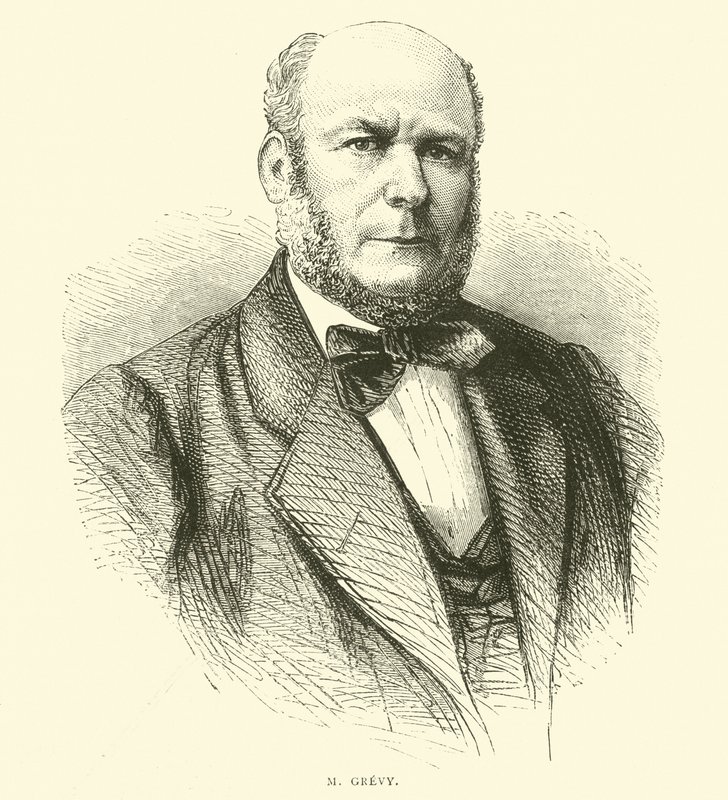 M Grevy, October 1870 by English School