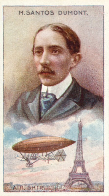 M. Santos Dumont, Air Ship by English School