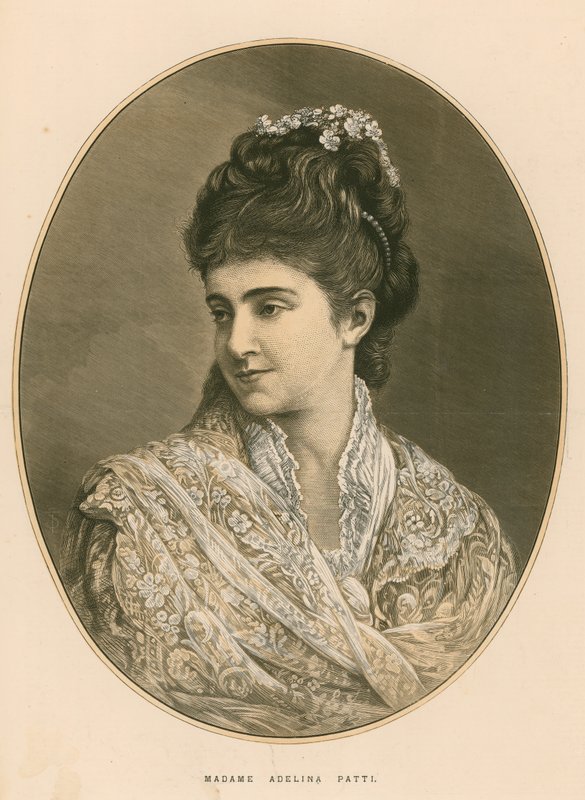 Madame Adelina Patti, opera singer by English School