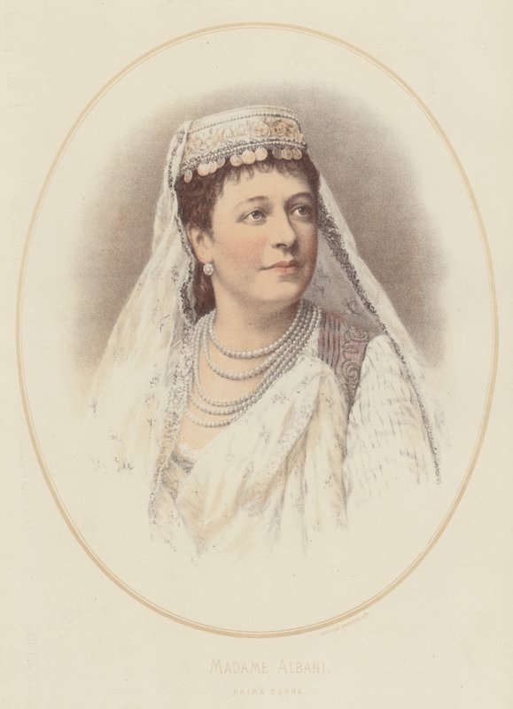 Madame Albani, Prima Donna by English School