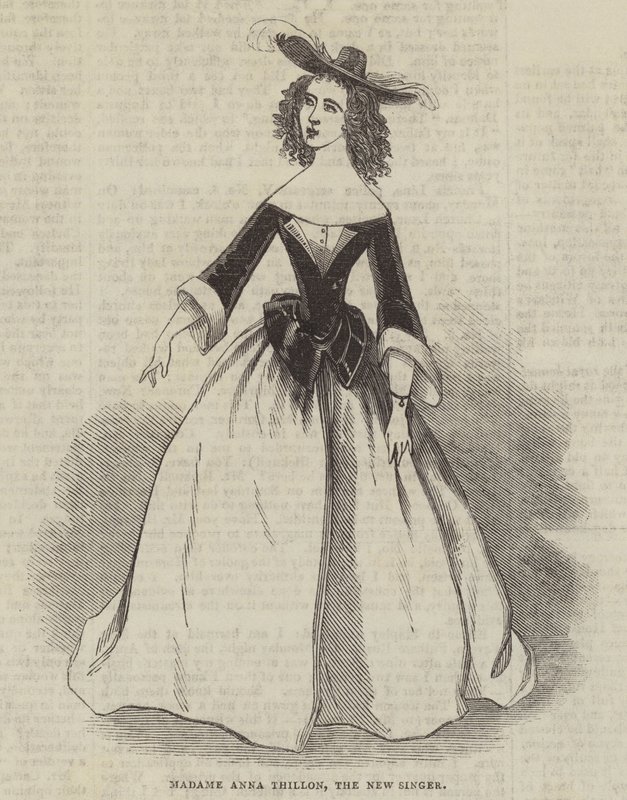 Madame Anna Thillon, the New Singer by English School