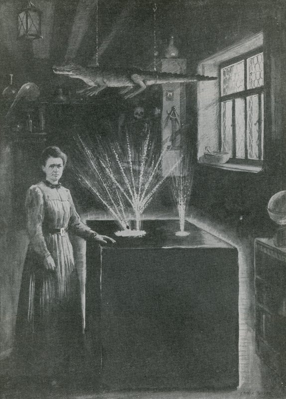 Madame Curie, the Modern Alchemist by English School