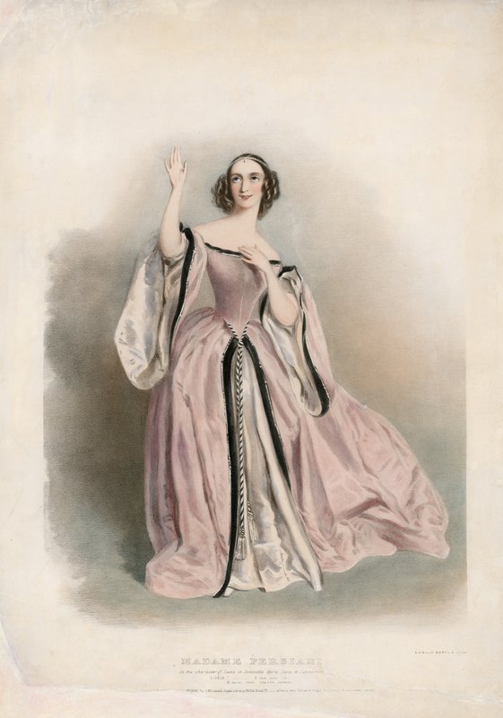 Madame Persiani in Lucia di Lammermoor by English School