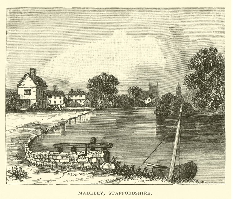 Madeley, Staffordshire by English School