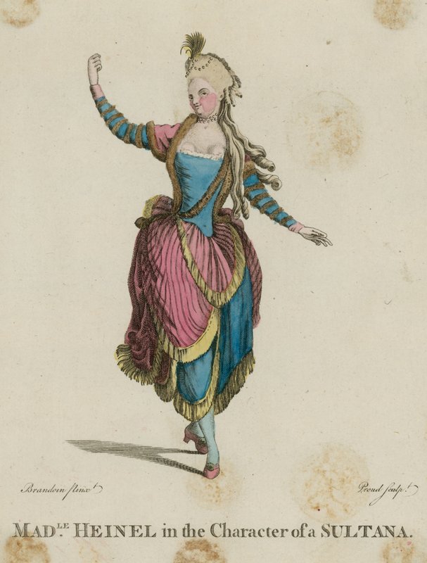 Madle Heinel as a Sultana by English School