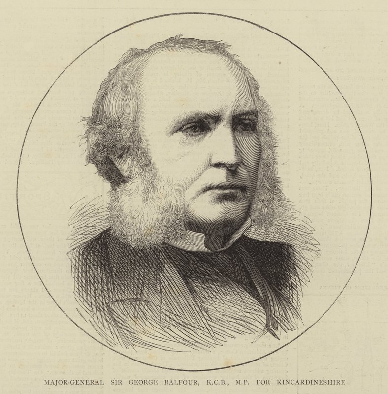Major-General Sir George Balfour, KCB, MP for Kincardineshire by English School