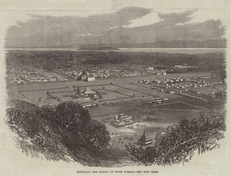 Mandalay, the Capital of Upper Burmah by English School