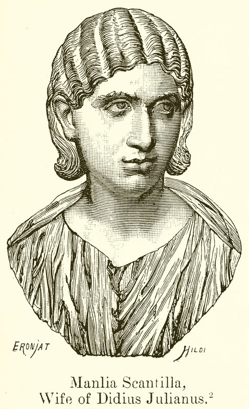 Manlia Scantilla, Wife of Didius Julianus by English School