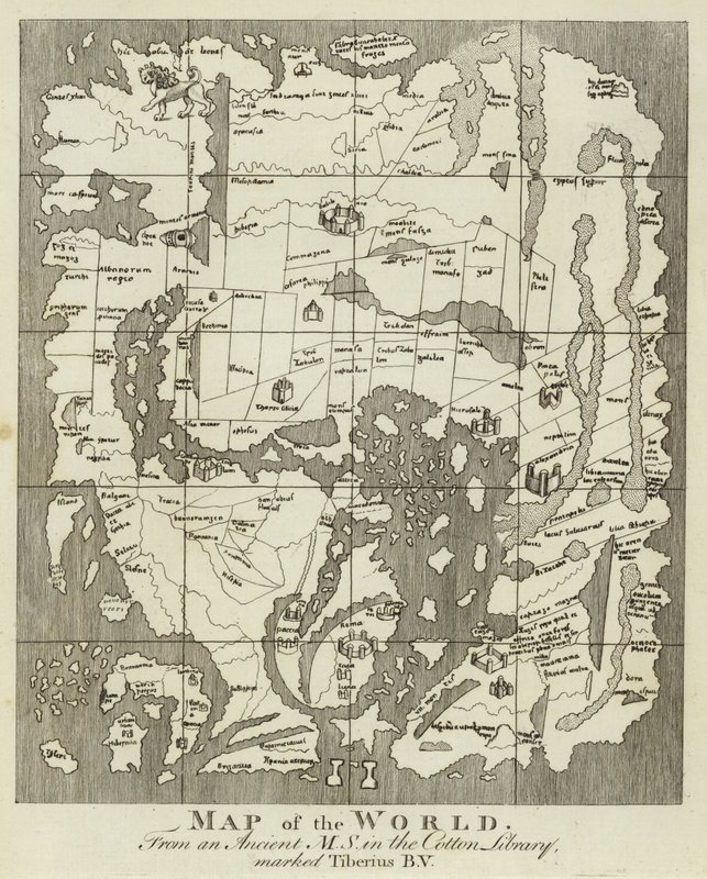 Map Of The World by English School