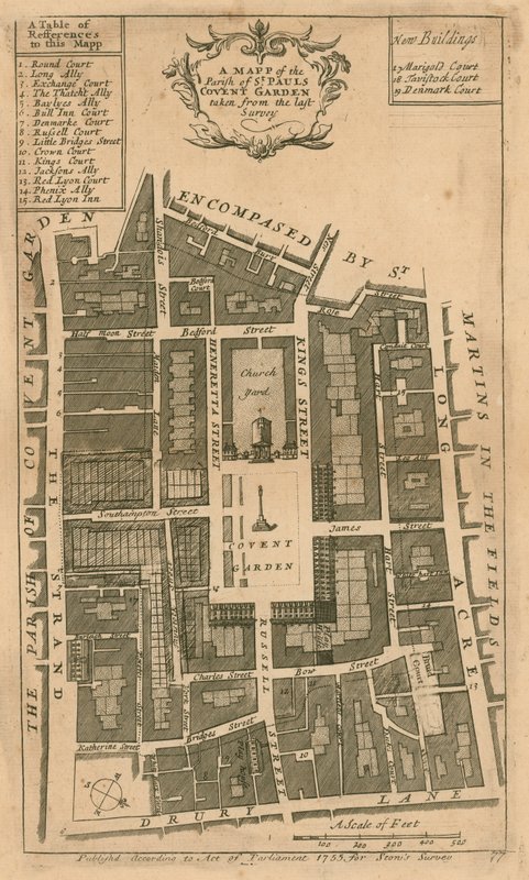 Map of the parish of St Paul