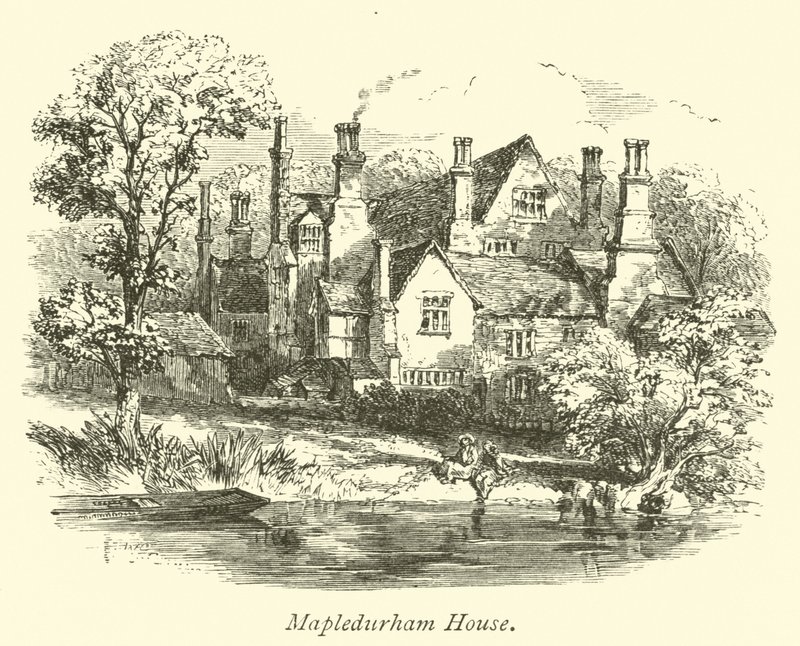 Mapledurham House by English School