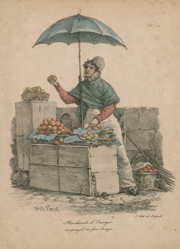 Orange Seller by English School