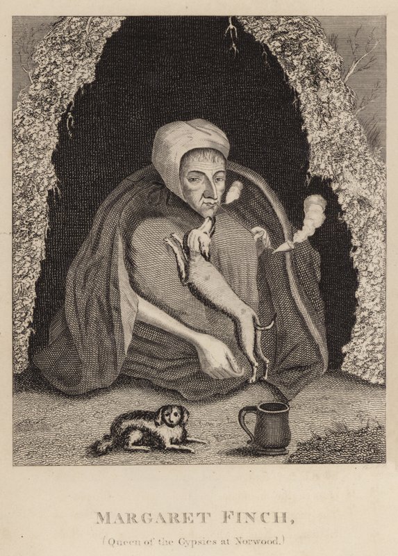 Margaret Finch, Queen of the Gypsies at Norwood by English School