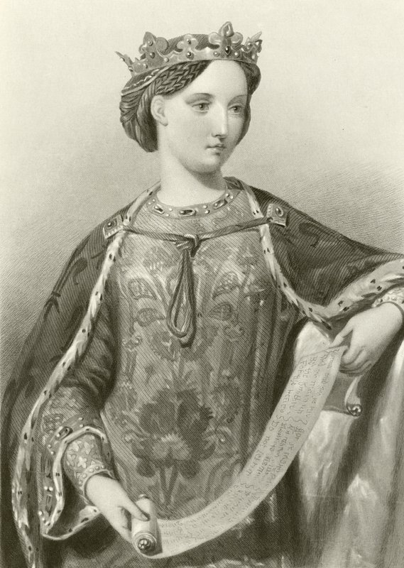 Marguerite of France, Queen of King Edward I by English School