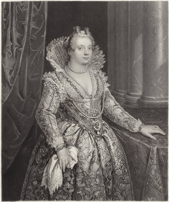 Marie de Medicis by English School