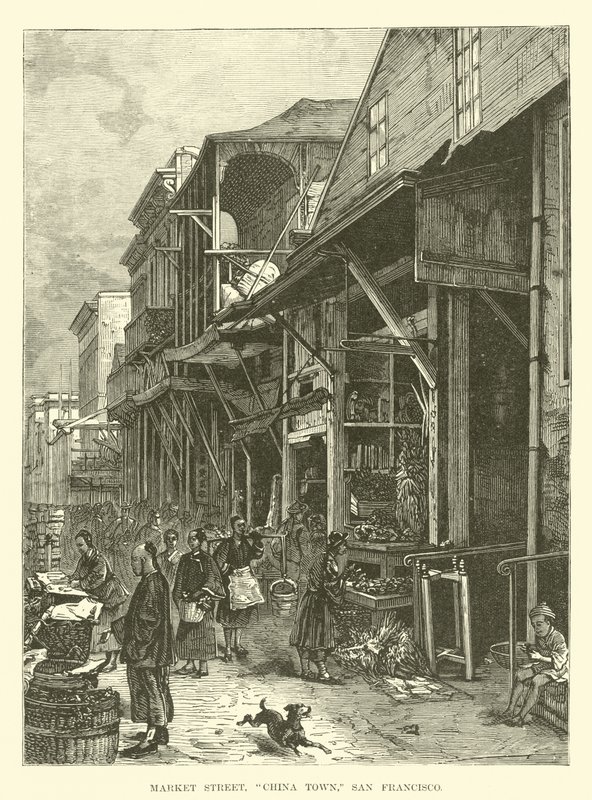 Market Street, China Town, San Francisco by English School