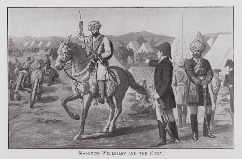 Marquess Wellesley and the Nizam by English School