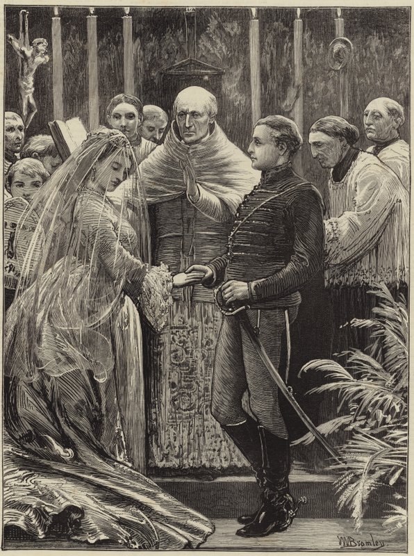 Marriage of Miss Fox and Prince Liechtenstein at the Pro-Cathedral by English School