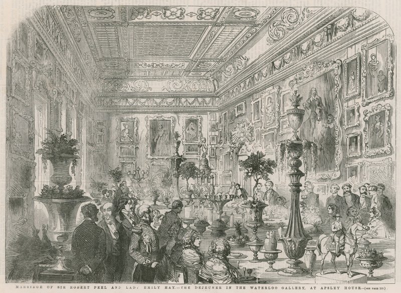 Marriage of Sir Robert Peel and Lady Emily Hay by English School
