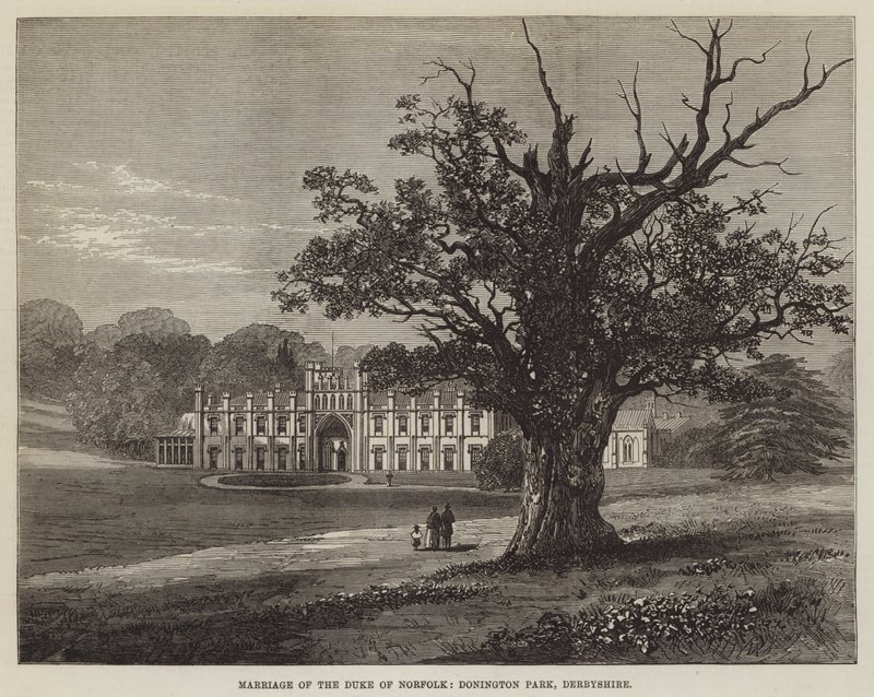 Marriage of the Duke of Norfolk, Donington Park, Derbyshire by English School