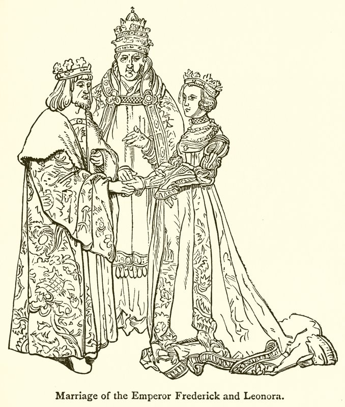 Marriage of the Emperor Frederick and Leonora by English School