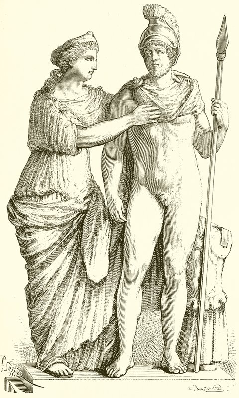 Mars and Venus by English School